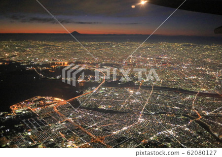 Tokyo evening landscape Tokyo evening landscape 62080127