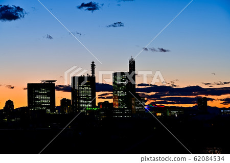 Evening scenery of Saitama Shintoshin Evening scenery of Saitama Shintoshin 62084534