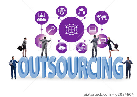 Concept of outsourcing in modern business 62084604
