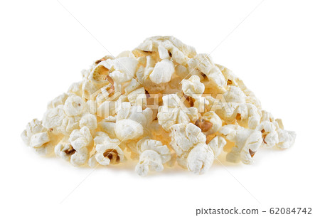 Popcorn isolated on white background 62084742