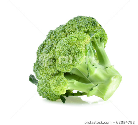 Broccoli isolated on a over white background Broccoli isolated on a over white background 62084798