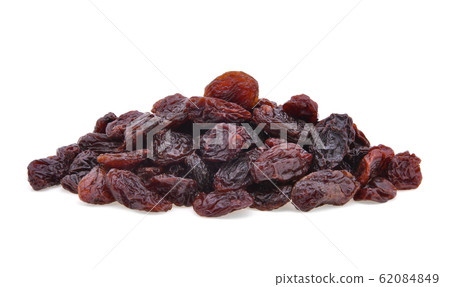 Raisins isolated on white background 62084849
