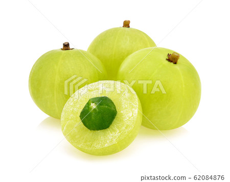 Indian gooseberry isolated on white background 62084876