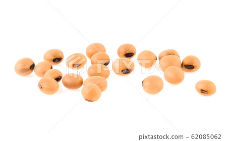 Soy beans isolated on white background. 62085062