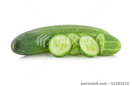 Cucumber isolated on white background 62085078