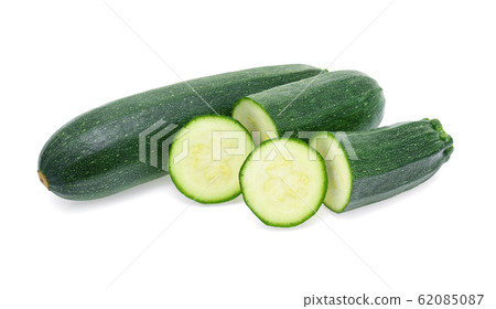 zucchini isolated on white background 62085087