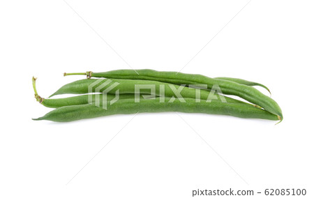 Green beans isolated on white background. 62085100