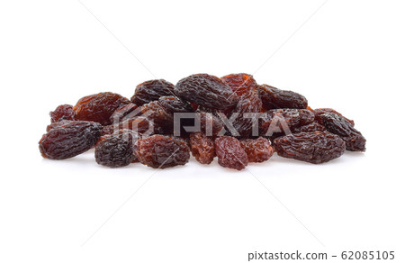 Raisins isolated on white background 62085105