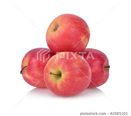 pink lady apples isolated on white background 62085201