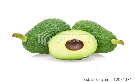 Avocado isolated on white background Avocado isolated on white background 62085374