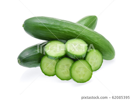 cucumber isolated on white 62085395