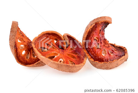 Dry Bael Fruit tea (Aegle marmelos) isolated on 62085396
