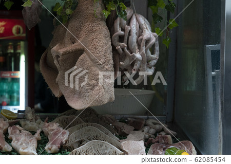 Tripe for sale in Naples street shop Tripe for sale in Naples street shop 62085454