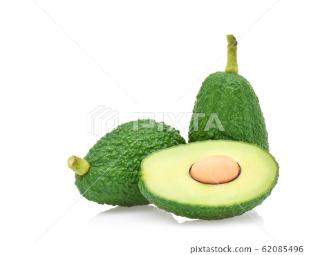 Avocado isolated on white background Avocado isolated on white background 62085496