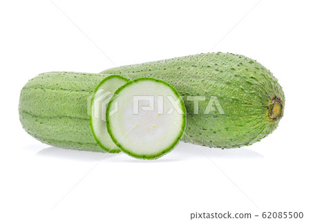 Sponge gourd isolated on white background Sponge gourd isolated on white background 62085500