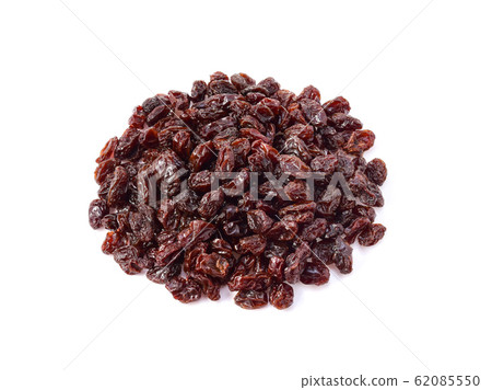 Dried raisins isolated on white background Dried raisins isolated on white background 62085550