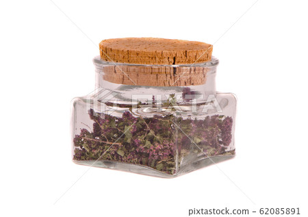 wild marjoram oregan herb tea in glass bottle wild marjoram oregan herb tea in glass bottle 62085891