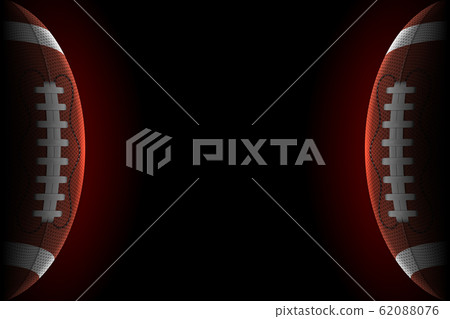 American Football Ball Banner 62088076