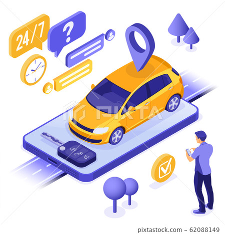 Car Sharing Service Concept 62088149
