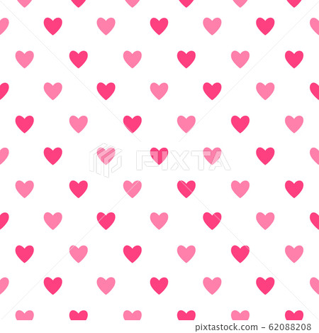 heart seamless pattern love valentine day romantic - Stock Illustration ...