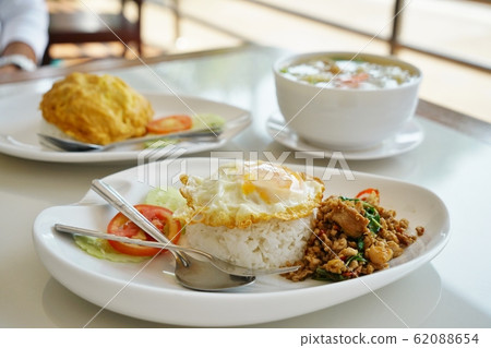 Thai Food, Phad Gaprao (Thai food, Gapa rice) 62088654