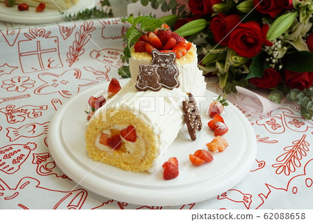 Roll Cake, bûche de Noël Roll Cake, bûche de Noël 62088658