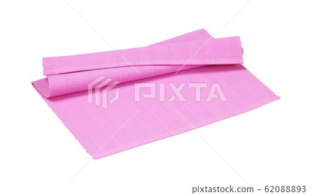 Pink woven cotton placemat 62088893