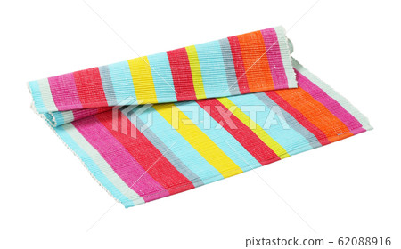 Colorful striped cotton placemat 62088916