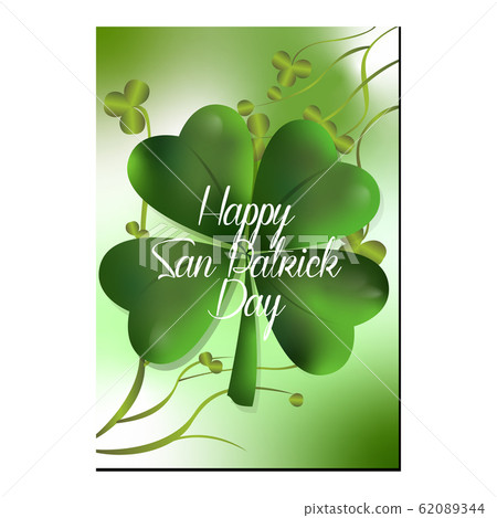 Saint patricks day greeting card 62089344