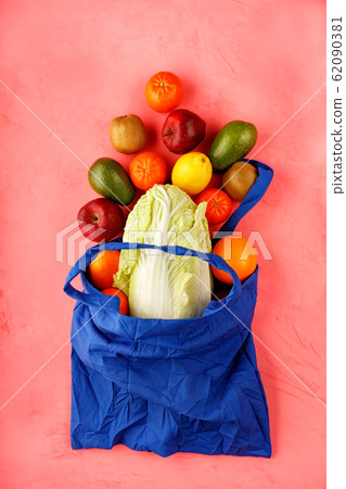 Zero waste food shopping, eco natural bags Zero waste food shopping, eco natural bags 62090381