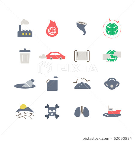 environmental issue, environmental problem, icon 62090854