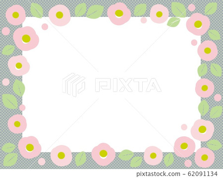 Camellia, frame, lattice 62091134