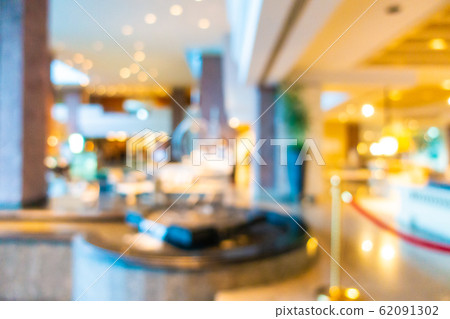 Abstract blur hotel lobby interior 62091302
