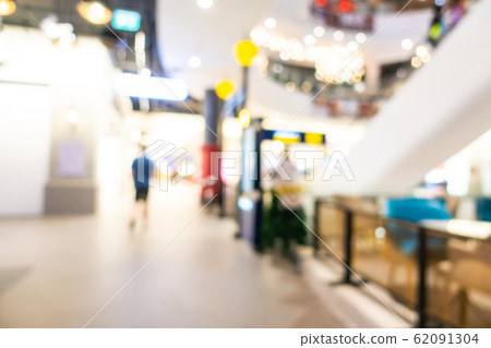 Abstract blur and defocused shopping mall and retail interior of department store Abstract blur and defocused shopping mall and retail interior of department store 62091304