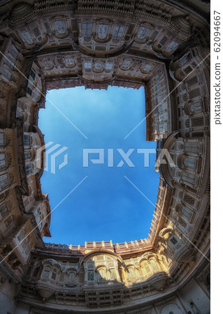 mehrangarh fort main palace courtyard 62094667