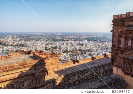 cannons on mehrangarh fort wall cannons on mehrangarh fort wall 62094777