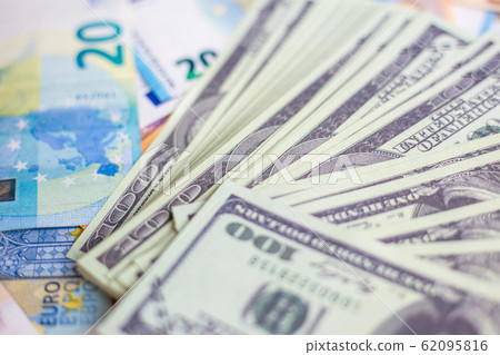 Euro money with us dollar bill compettition Euro money with us dollar bill compettition 62095816