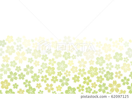 芝櫻花園圖像花卉圖案背景(黃色)A4比率 芝櫻花園圖像花卉圖案背景(黃色)A4比率 62097125