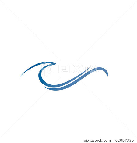 WATER WAVE SYMBOL AND ICON LOGO TEMPLATE VECTOR WATER WAVE SYMBOL AND ICON LOGO TEMPLATE VECTOR 62097350