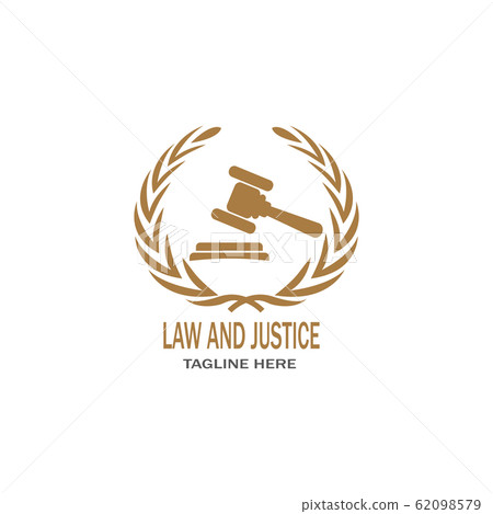 JUSTICE LOGO ILUSTRATION AND  VECTOR  TEMPLATES 62098579