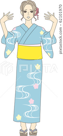 Yukata's clothes collapsed. 62101970