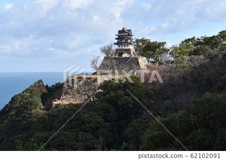 洲本城：最古老的模擬城堡塔和塔 62102091