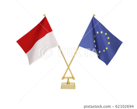 Table flags of two countries 62102694