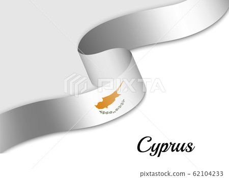 waving ribbon flag 62104233