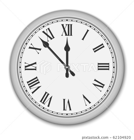 Clock face with roman numerals Clock face with roman numerals 62104920