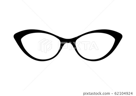 Sunglasses or glasses silhouette Sunglasses or glasses silhouette 62104924
