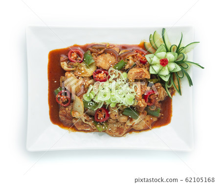 Stir Fried Pork with Kimchi Korean Food Style Stir Fried Pork with Kimchi Korean Food Style 62105168