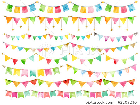 Spring garland watercolor 2 Spring garland watercolor 2 62105280