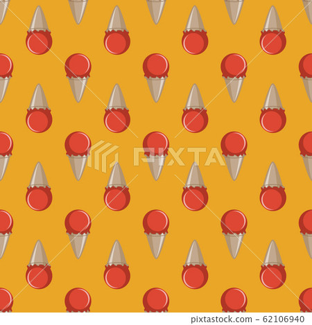 Ice cream choco cone seamless pattern background Ice cream choco cone seamless pattern background 62106940