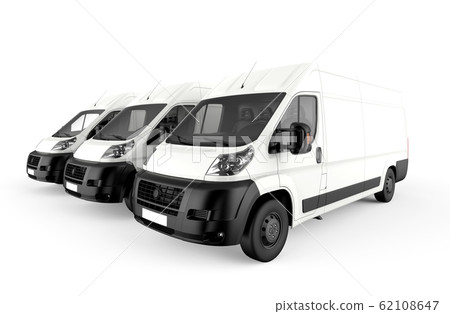 Three white truck Three white truck 62108647